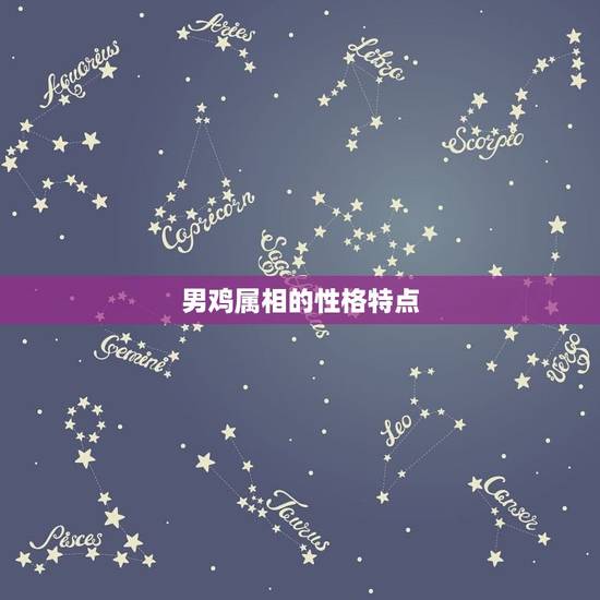 男鸡属相的性格特点 男鸡属相的性格特点