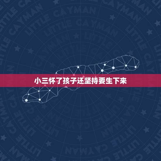 小三怀了孩子还坚持要生下来,如果小三为你怀孕,生下你的孩子,你会要吗 小三怀了孩子还坚持要生下来,如果小三为你怀孕,生下你的孩子,你会要吗