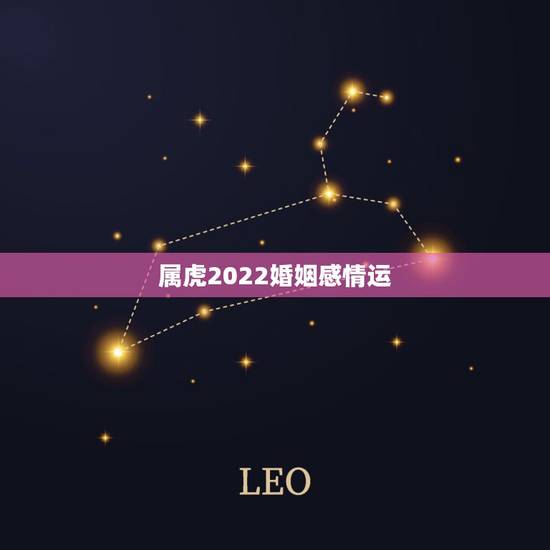 属虎2022婚姻感情运，2022年属虎女的全年运势