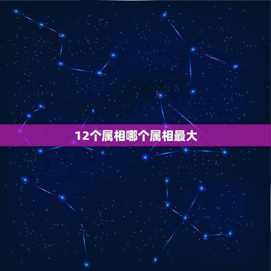 12个属相哪个属相最大,十二生肖中那个属相最大呀? 12个属相哪个属相最大,十二生肖中那个属相最大呀?