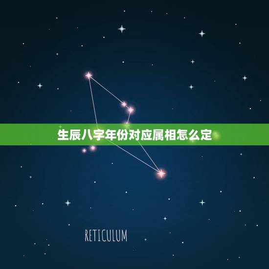 生辰八字年份对应属相怎么定，生辰八字属相