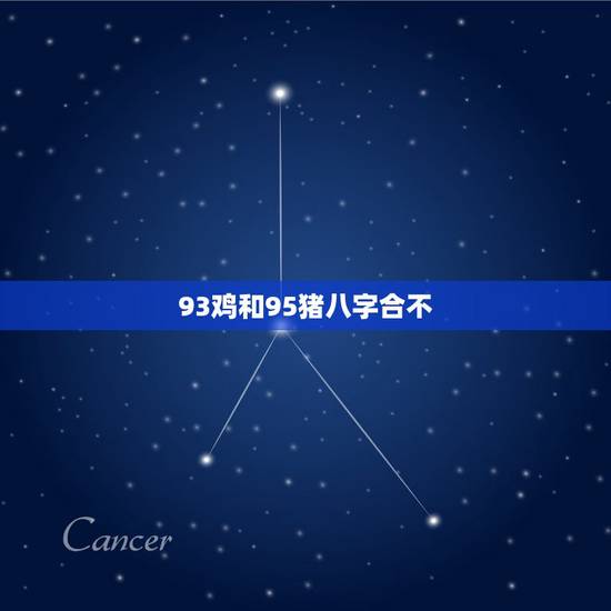 93鸡和95猪八字合不，93鸡95猪结婚好不好