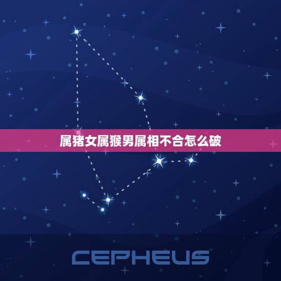 属猪女属猴男属相不合怎么破，属猪女和属猴男不合适吗？