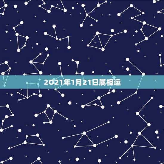 2O21年1月21日属相运，2021年1月份属什么生肖