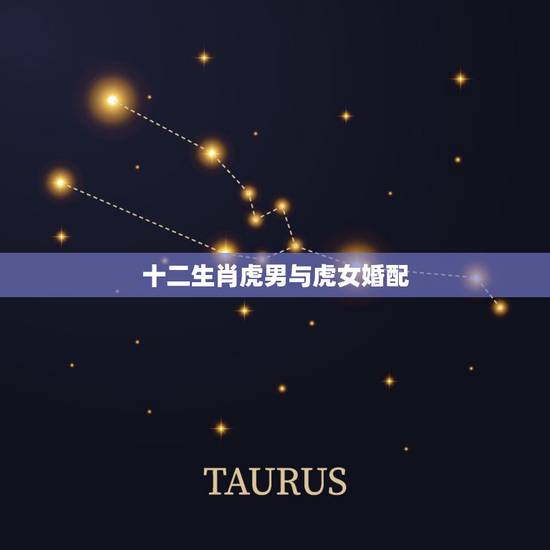 十二生肖虎男与虎女婚配，属虎婚配女