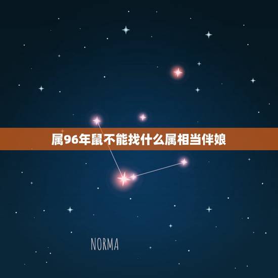 属96年鼠不能找什么属相当伴娘，1996年属鼠与什么属相相配