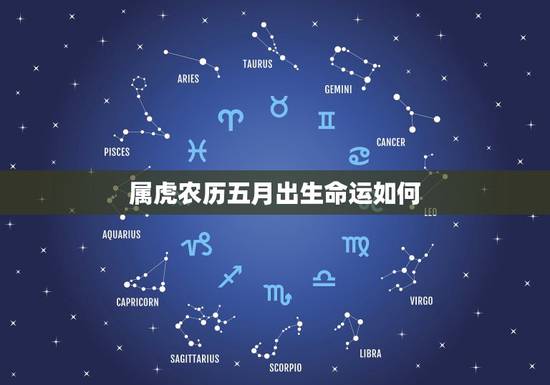 属虎农历五月出生命运如何，属虎五月出生是什么命