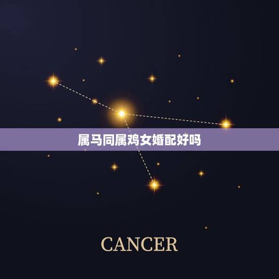 属马同属鸡女婚配好吗,女属鸡和男属马相配吗 属马同属鸡女婚配好吗,女属鸡和男属马相配吗