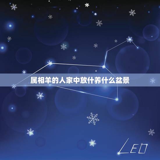 属相羊的人家中放什养什么盆景，属羊养什么花能旺财