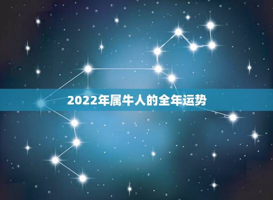 2022年属牛人的全年运势，2021年出生的属牛的人命好吗？