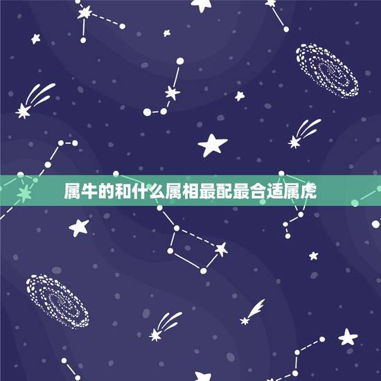 属牛的和什么属相最配最合适属虎，97属牛男98属虎女婚配