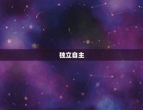 独立自主 独立自主