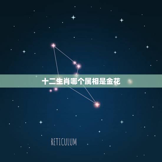十二生肖哪个属相是金花，十二生肖中那个生肖称为金花