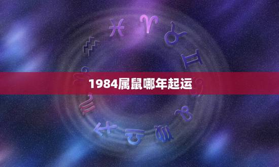 1984属鼠哪年起运，1984年属鼠财运如何 1984年属鼠财运怎么样