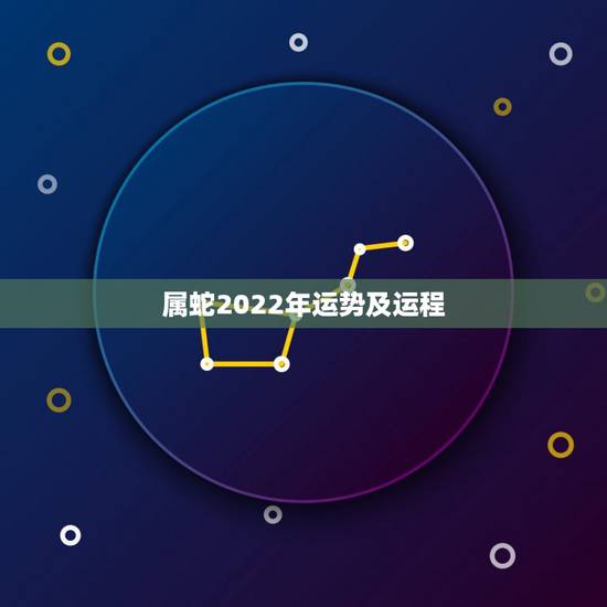 属蛇2022年运势及运程，2022年属蛇的运势和财运