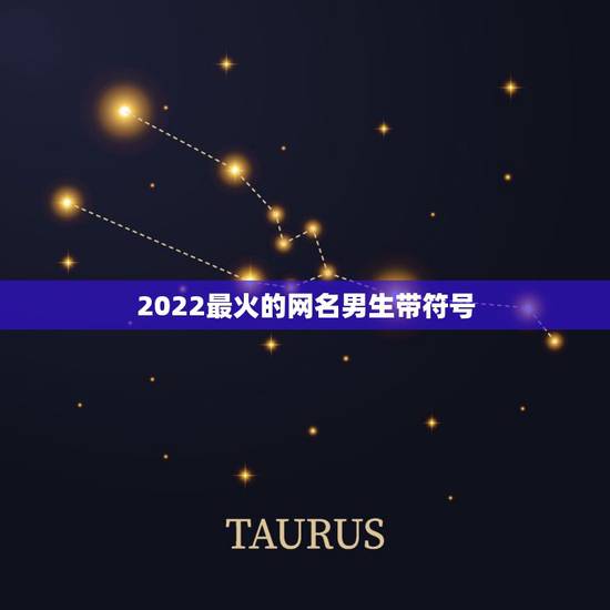 2022最火的网名男生带符号，2023最火的网名带符号