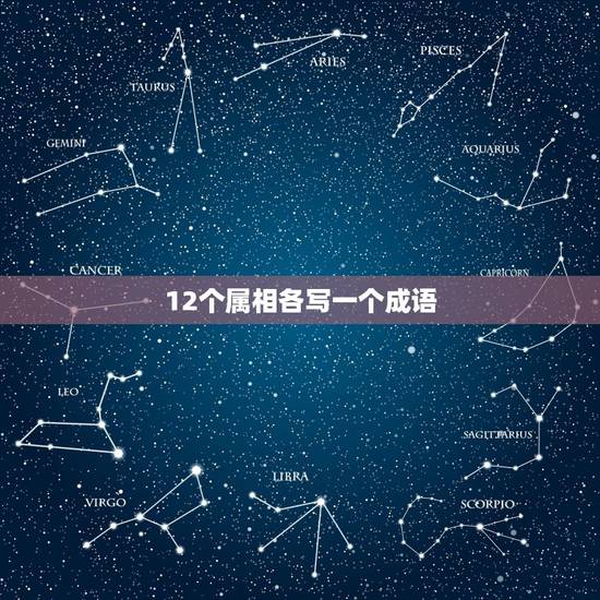 12个属相各写一个成语，十二生肖中虎的成语