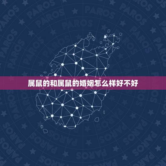 属鼠的和属鼠的婚姻怎么样好不好，属鼠和属马的婚姻如何