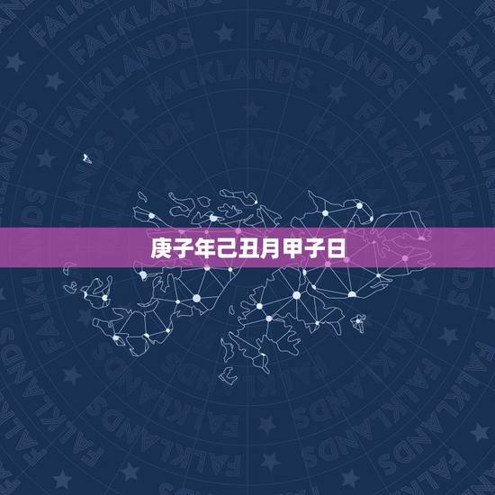 庚子年己丑月甲子日，2022 庚子流年伏吟时柱
