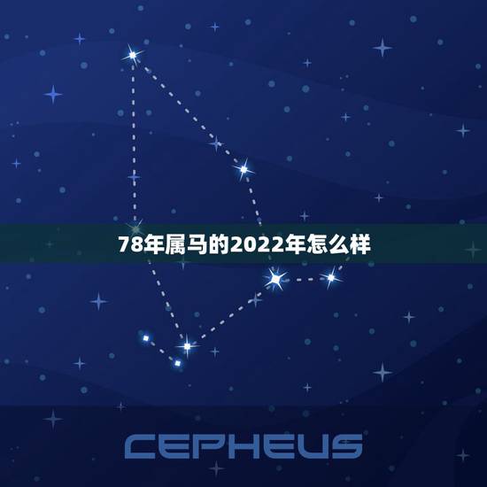 78年属马的2022年怎么样 属马的最忌讳的物件