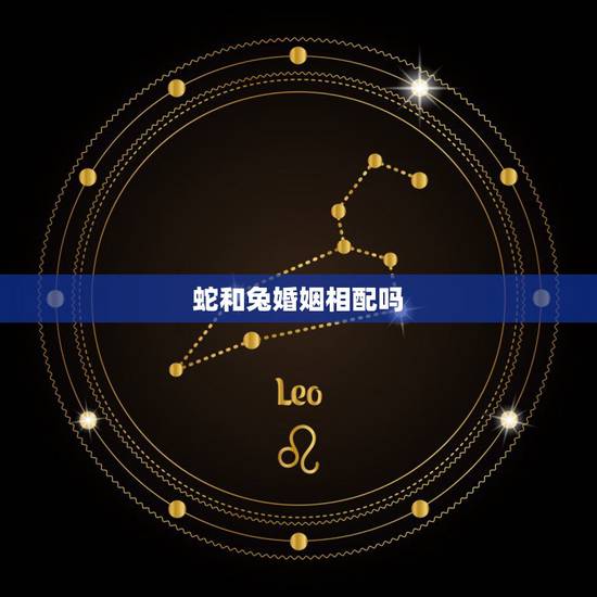 蛇和兔婚姻相配吗，家里有属蛇和属兔的好不好