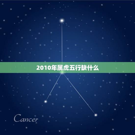 2010年属虎五行缺什么，生肖虎的五行属性