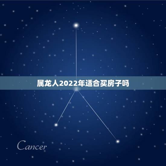 属龙人2022年适合买房子吗，属马人2022 能不能买房