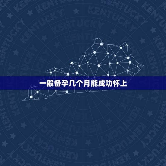 一般备孕几个月能成功怀上，你们都备孕多久怀上的宝宝？