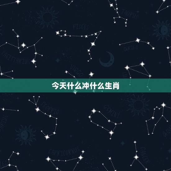 今天什么冲什么生肖,今天是什么冲什么生肖 今天什么冲什么生肖,今天是什么冲什么生肖