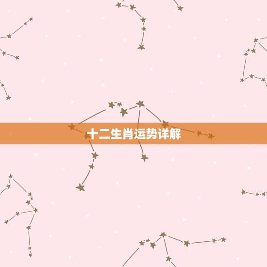 十二生肖运势详解，十二生肖每月运势详解