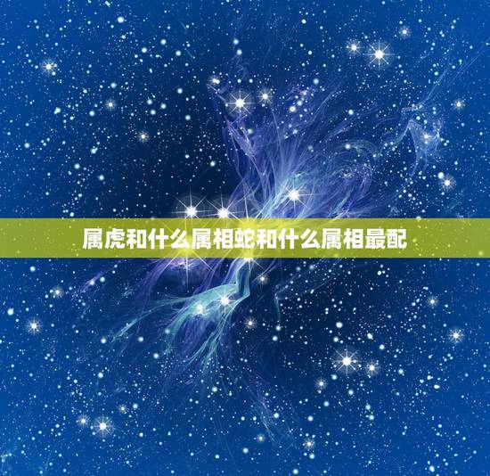 属虎和什么属相蛇和什么属相最配，属虎的与什么属相最相配