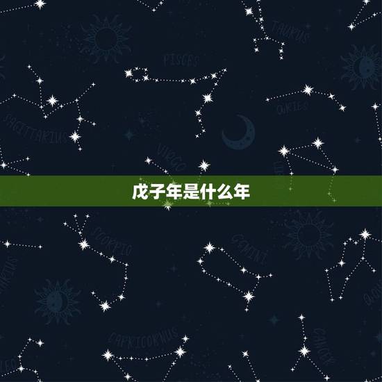 戊子年是什么年,庚子年是什么年 戊子年是什么年,庚子年是什么年