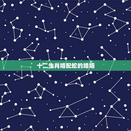 十二生肖婚配蛇的婚姻,属相蛇跟什么属相相配 十二生肖婚配蛇的婚姻,属相蛇跟什么属相相配