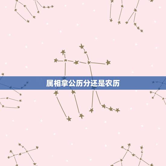 属相拿公历分还是农历,属相是按照阳历还是农历 属相拿公历分还是农历,属相是按照阳历还是农历