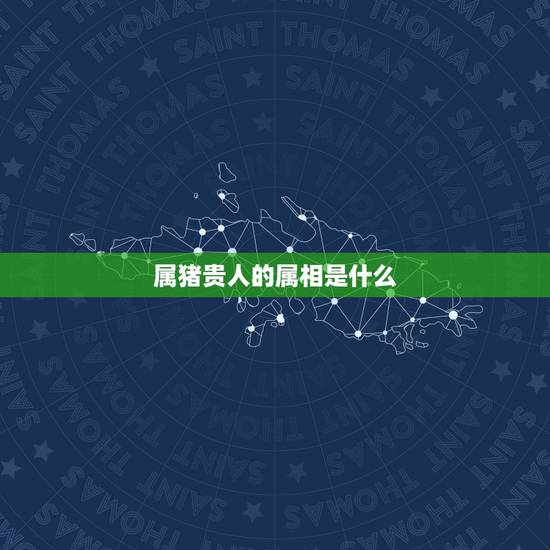 属猪贵人的属相是什么，属猪贵人属相是什么生肖
