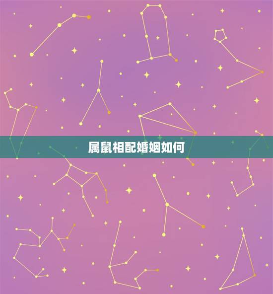 属鼠相配婚姻如何,属鼠和属鼠的婚配好吗 属鼠相配婚姻如何,属鼠和属鼠的婚配好吗