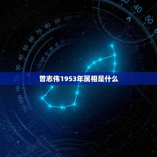 曾志伟1953年属相是什么，请问香港明星曾志伟是哪一年出生属什么属相的