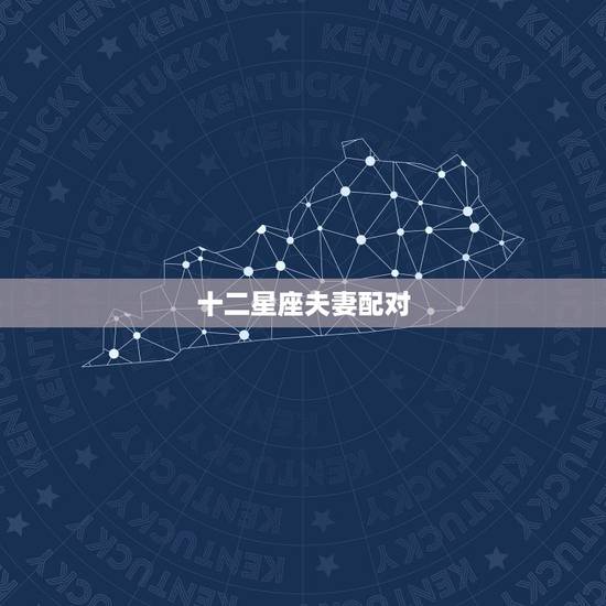 十二星座夫妻配对 十二星座的最佳配对表 十二星座夫妻配对 十二星座的最佳配对表