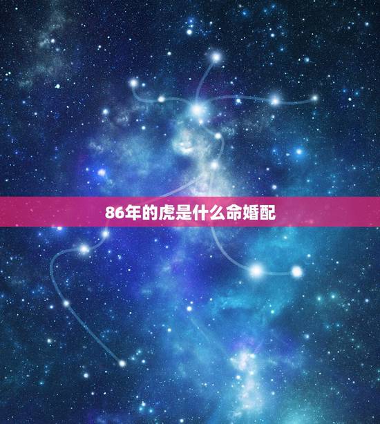86年的虎是什么命婚配，86年虎是什么命