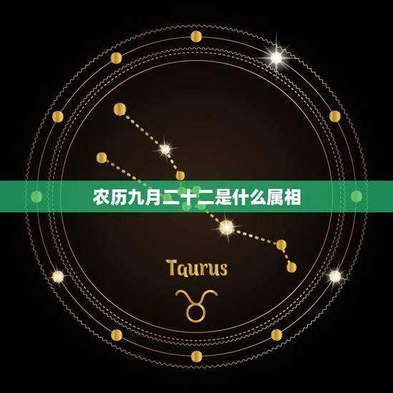 农历九月二十二是什么属相，农历1986年九月二十二是属什么星座
