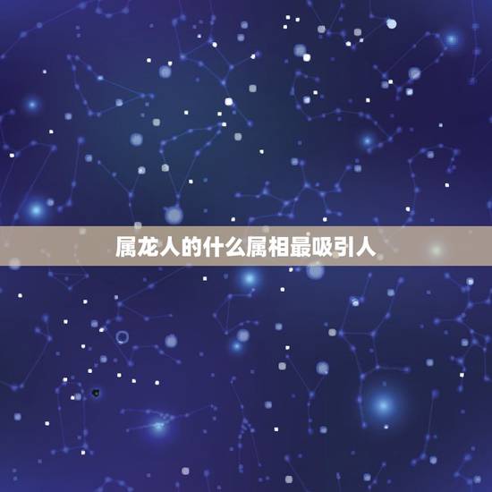 属龙人的什么属相最吸引人，属龙的人和什么属相最配