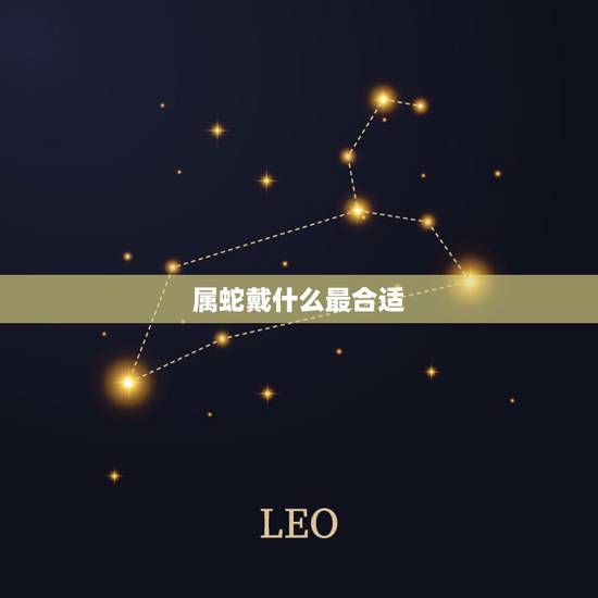 属蛇戴什么最合适,属蛇戴什么生肖旺自己 属蛇戴什么最合适,属蛇戴什么生肖旺自己