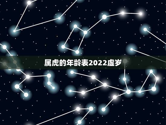 属虎的年龄表2022虚岁，属兔的今年多大了2022年