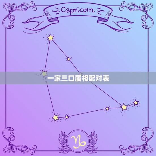 一家三口属相配对表,属相配对查询 一家三口属相配对表,属相配对查询