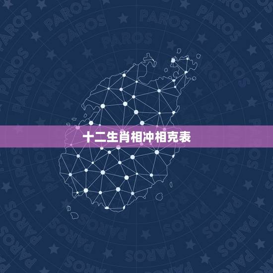 十二生肖相冲相克表,十二生肖的相生相克 十二生肖相冲相克表,十二生肖的相生相克