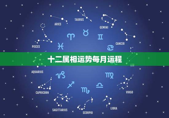 十二属相运势每月运程，十二生肖2021年运势及运程每月运程