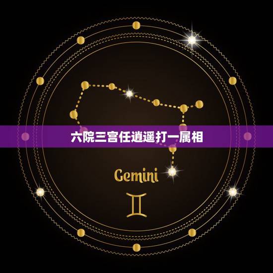 六院三宫任逍遥打一属相，三宫六院是什么生肖