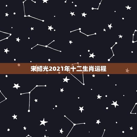 宋绍光2021年十二生肖运程，2021年十二生肖每月详解