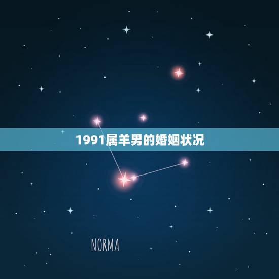 1991属羊男的婚姻状况，1991属羊男的婚姻状况？