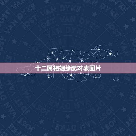 十二属相姻缘配对表图片，十二属相婚姻搭配表